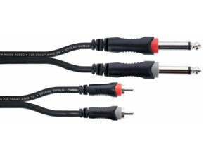 Kabel audio do podłączenia kontrolera DJ o dł. 1 m Cordial EU 1 PC